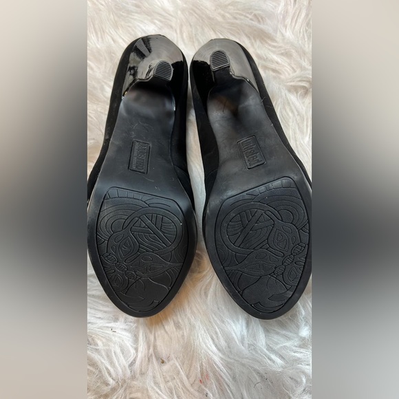 Kenneth Cole Unlisted FILE SYSTEM Pumps - Grey Black HEELS - Picture 8 of 10